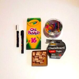 Office/Craft Bundle - Crayola, Scotch Chalkboard Tape, Posca Markers